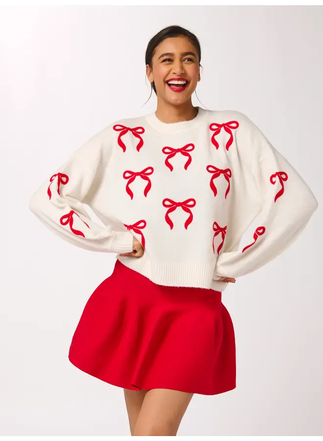 Bow Sweater Ivory