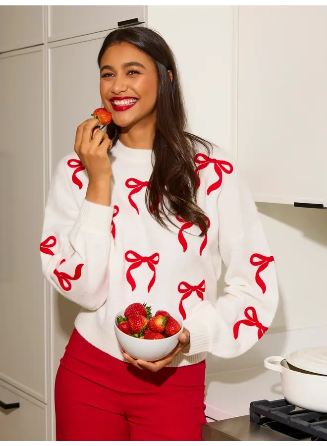 Bow Sweater Ivory