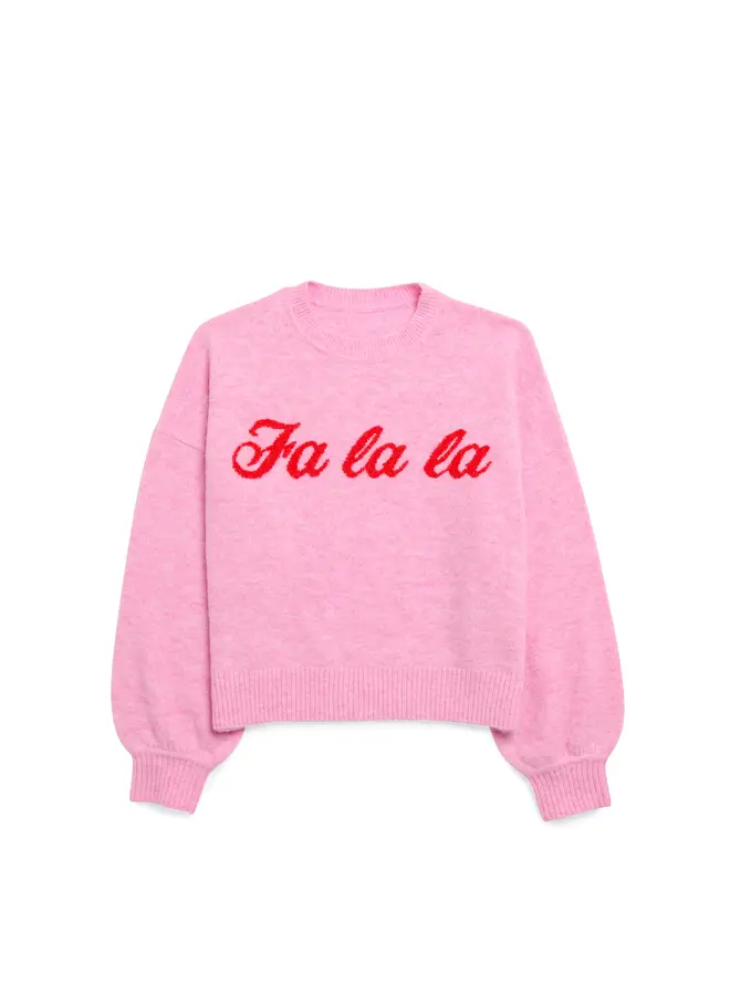 Fa La La Sweater Bubblegum