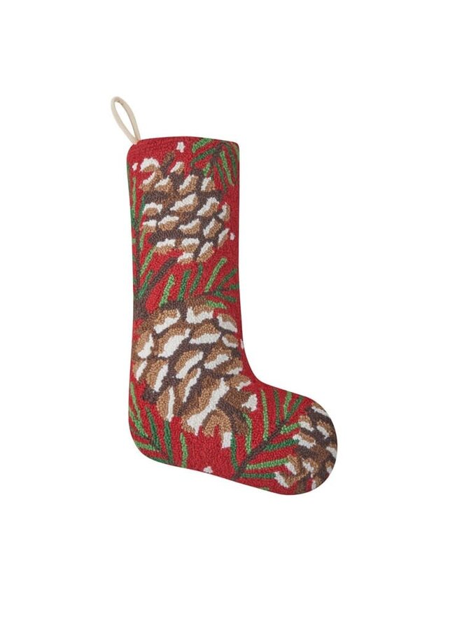 Pine Cone Hook Stocking