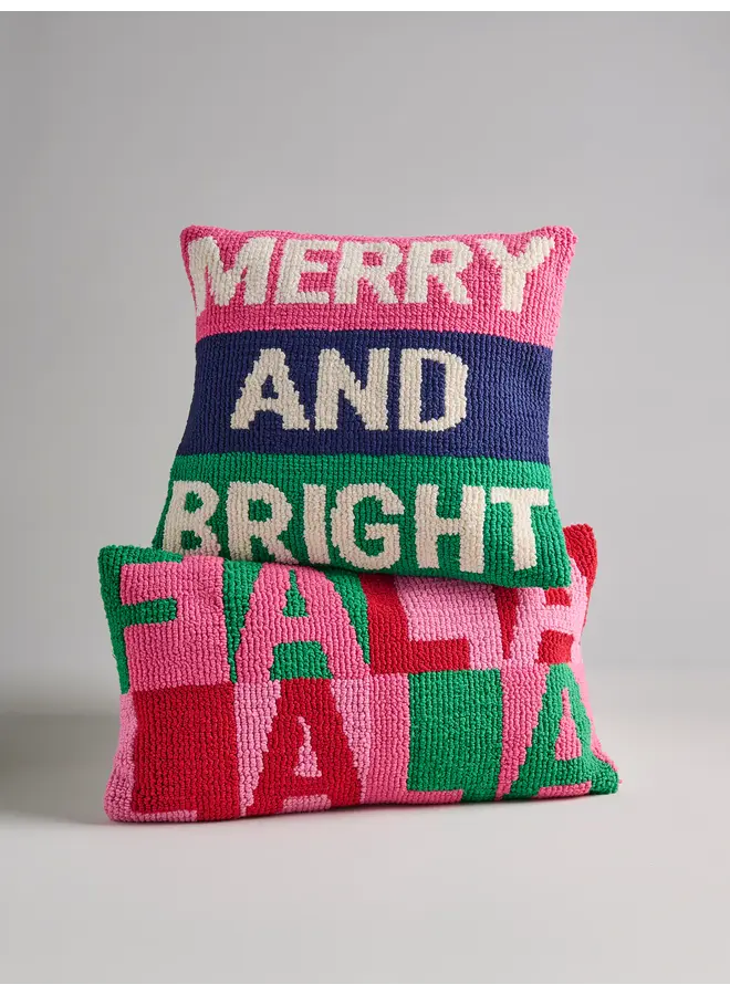 Merry and Bright Tufted Pillow