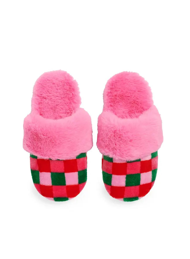 Checkered Slippers Multi