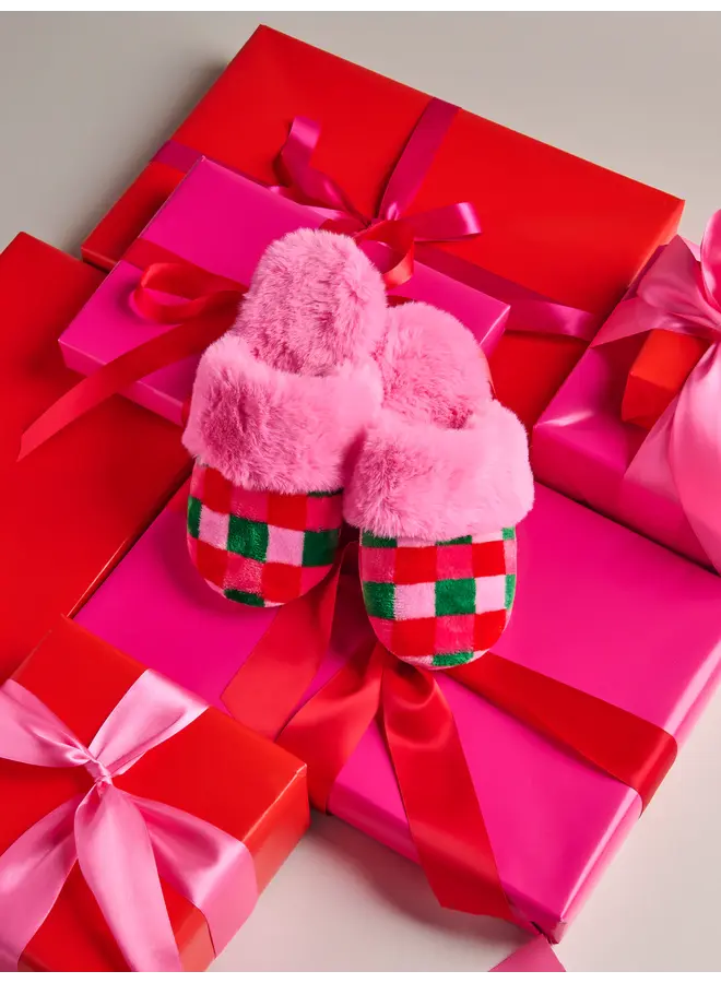 Checkered Slippers Multi