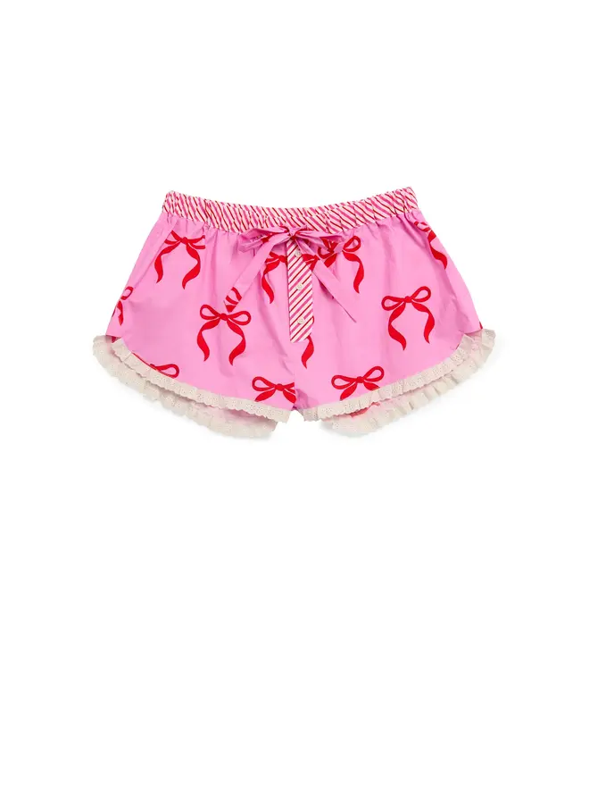 Bow Boxer Shorts Pink
