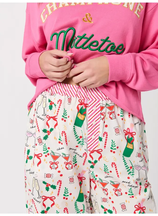 Celebration Boxer Pants Ivory