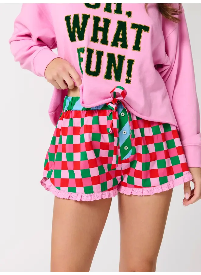 Checkered Boxer Shorts