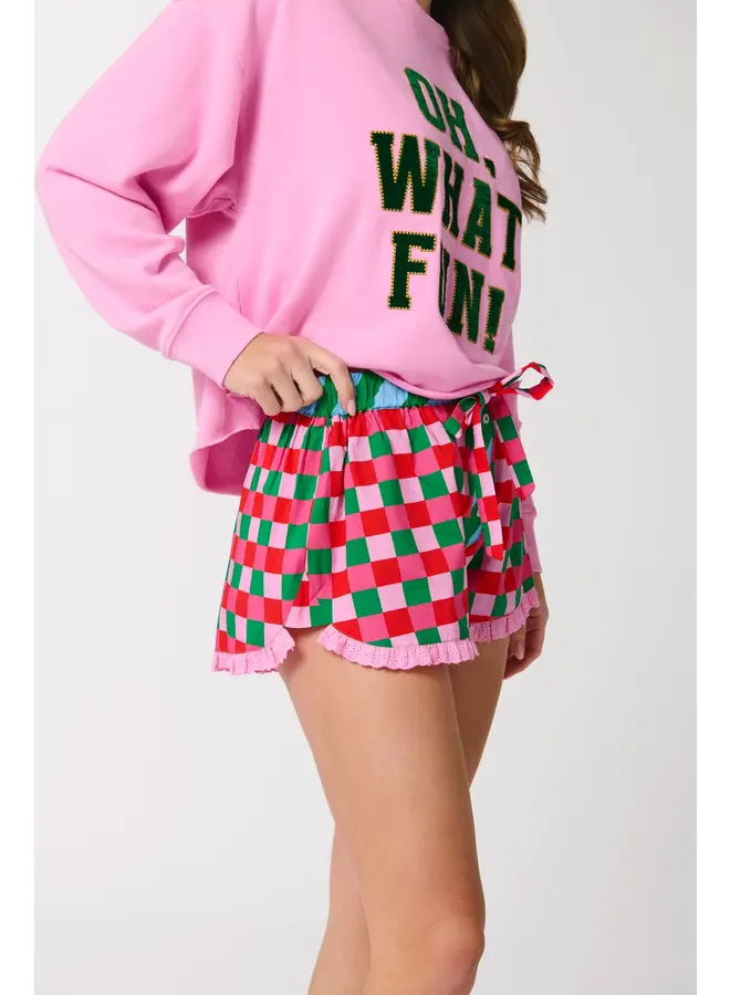 Checkered Boxer Shorts