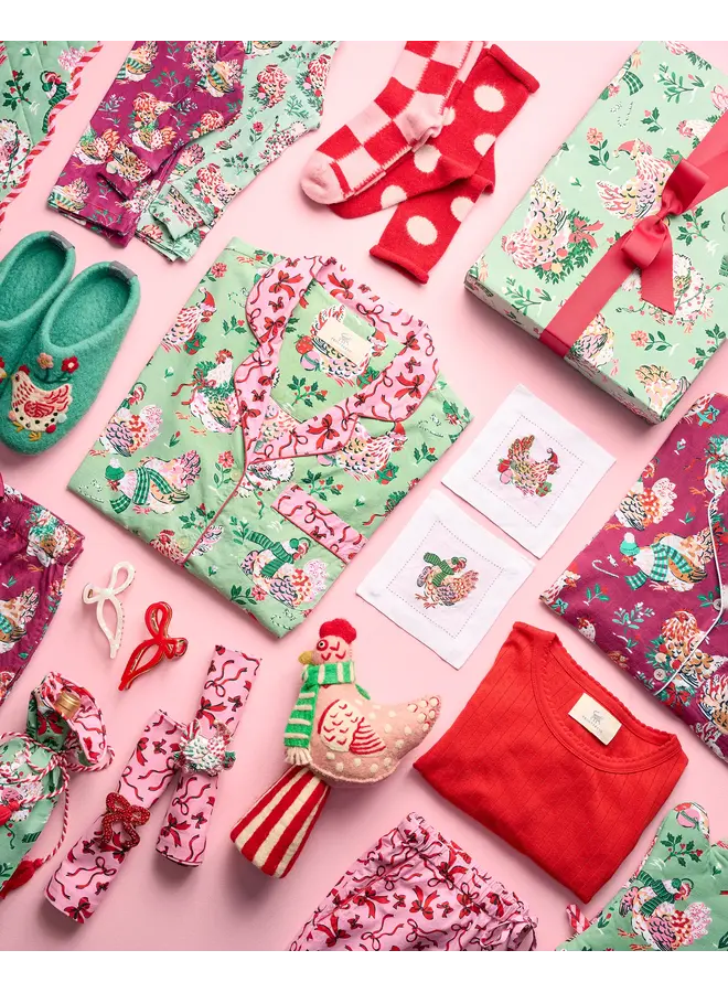 Holiday Hens Sage Long Set PREORDER!