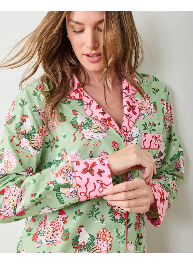 Holiday Hens Sage Long Set PREORDER!