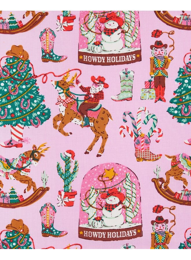 Cowboy Christmas Pink Boots Long Set PREORDER!