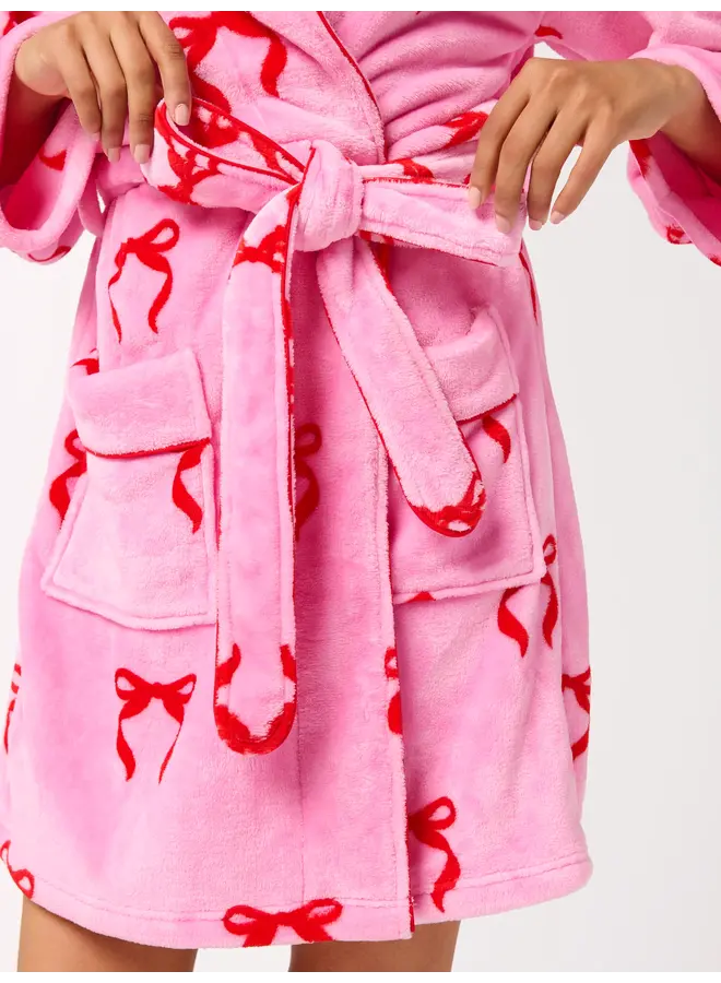 Bow Robe Pink