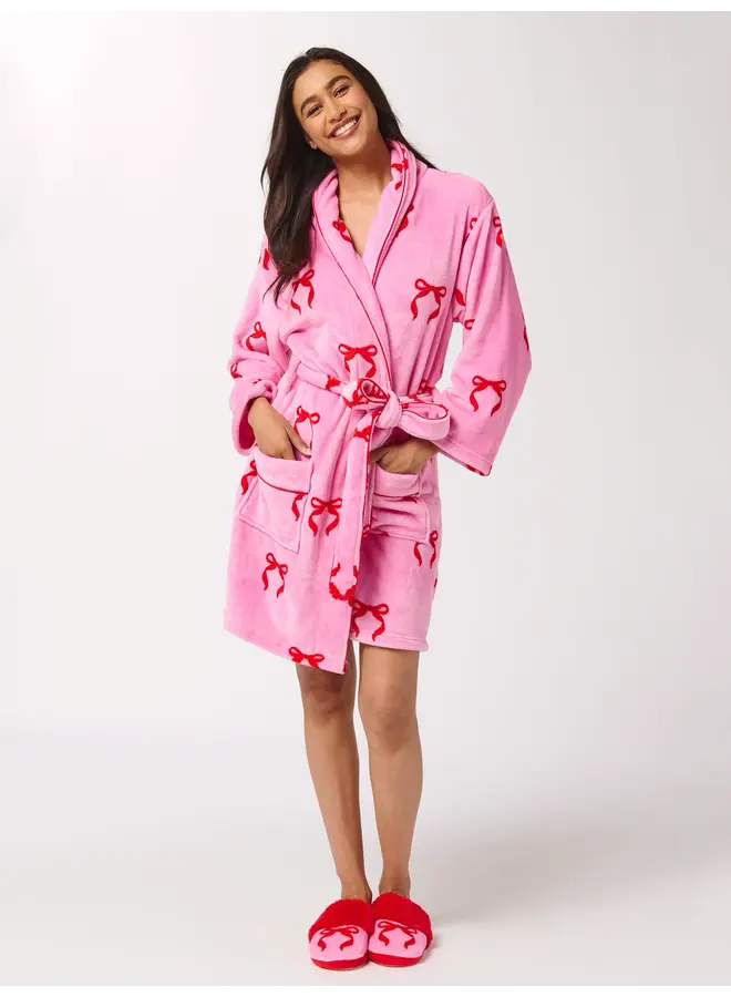 Bow Robe Pink