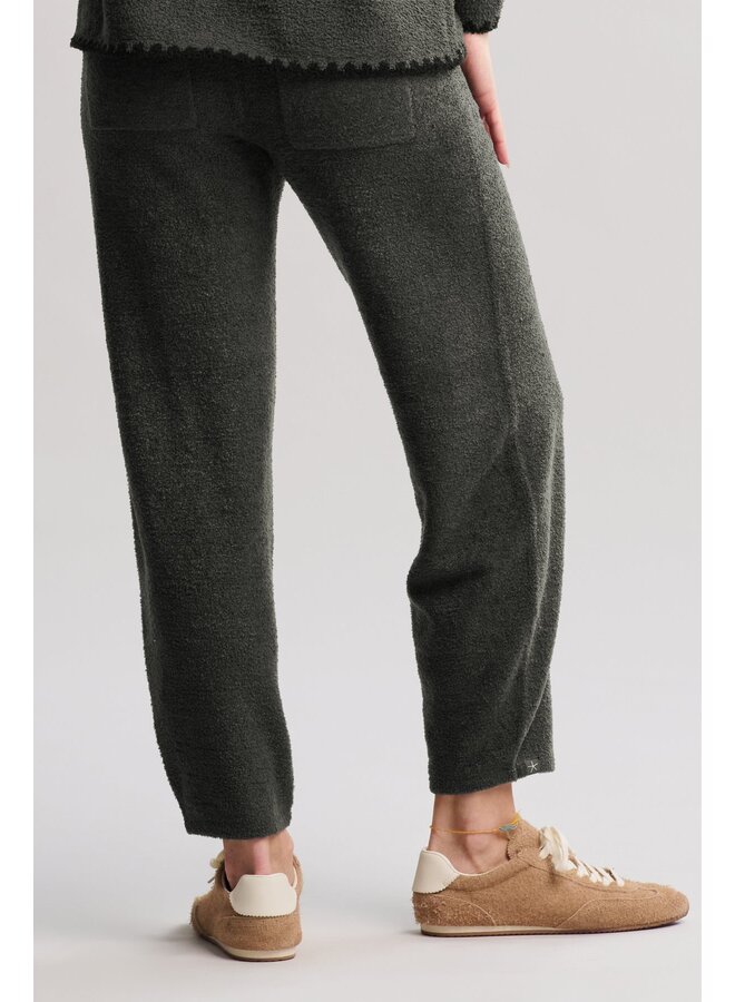 CozyChic Lite Barrel Leg Pant Dark Moss