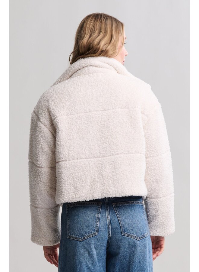 Brushed CozyChic Puffer Jacket Sand Dune