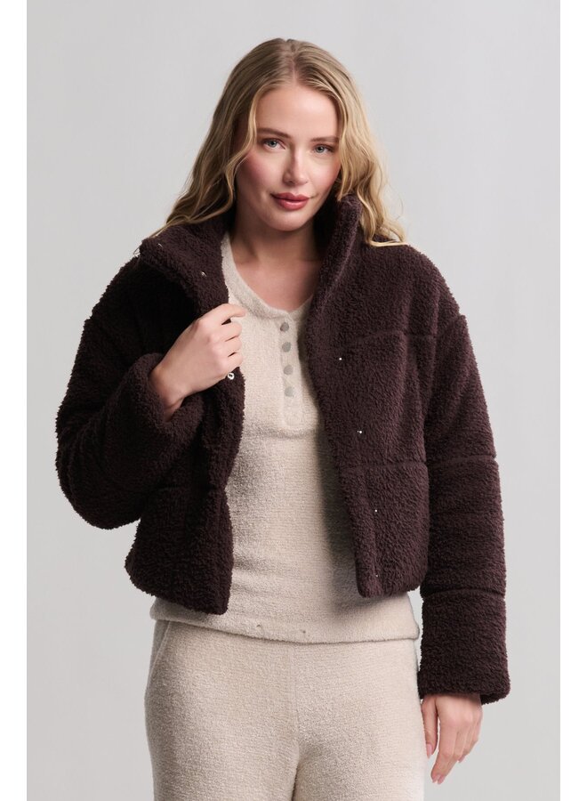 Brushed CozyChic Puffer Jacket Umber