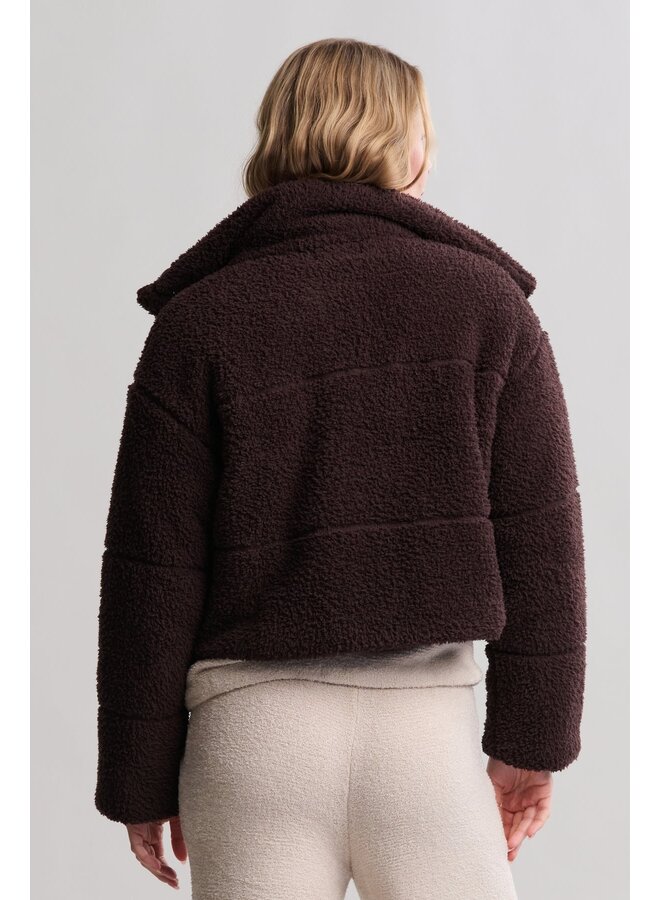 Brushed CozyChic Puffer Jacket Umber