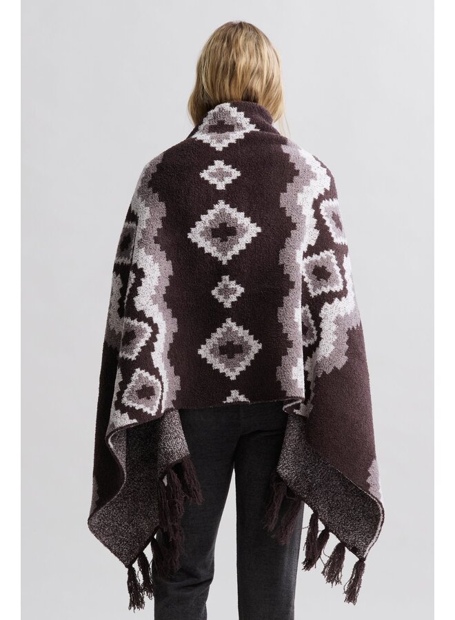 CozyChic Mosaic Wrap Umber