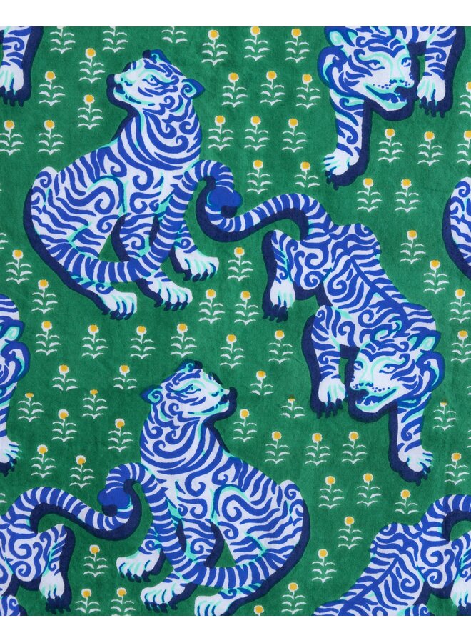 Tiger Queen Long PJ Set Jade