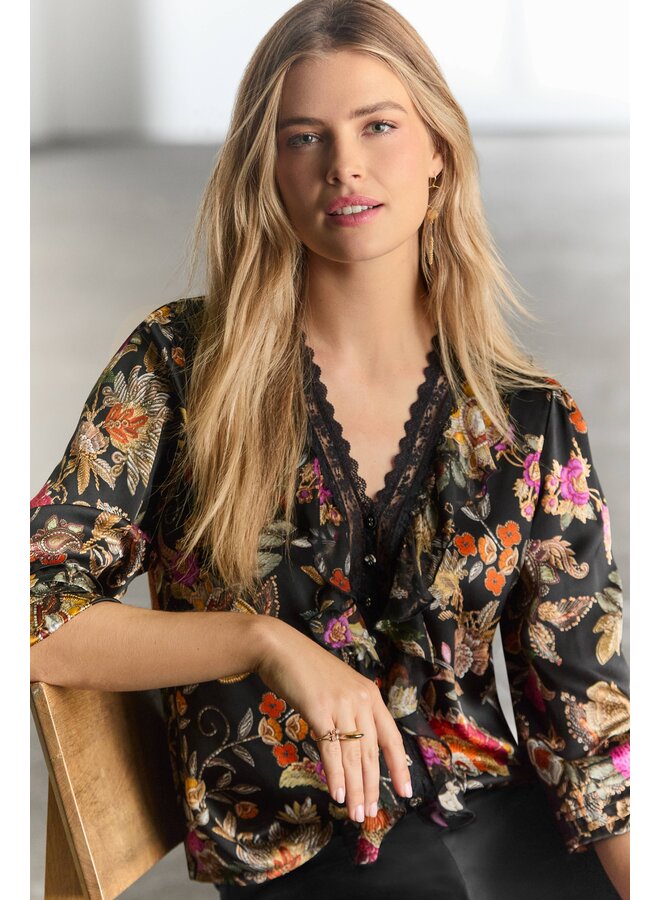 Claudia Blouse Lowri Black