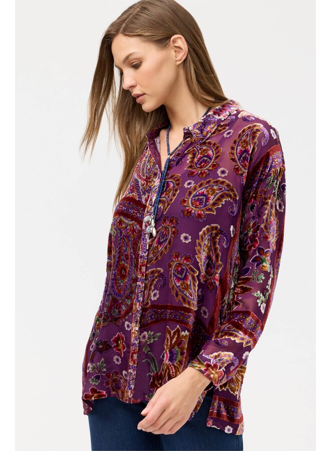 Slim Audrey Collared Shirt Domitila