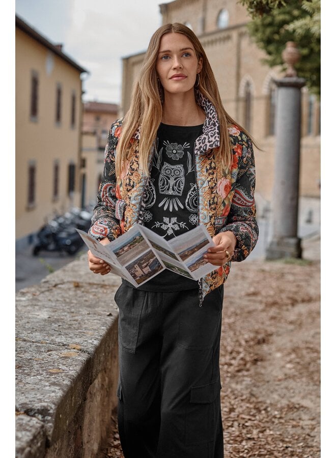 Diamond Quilted Cropped Puffer Reversible Leto