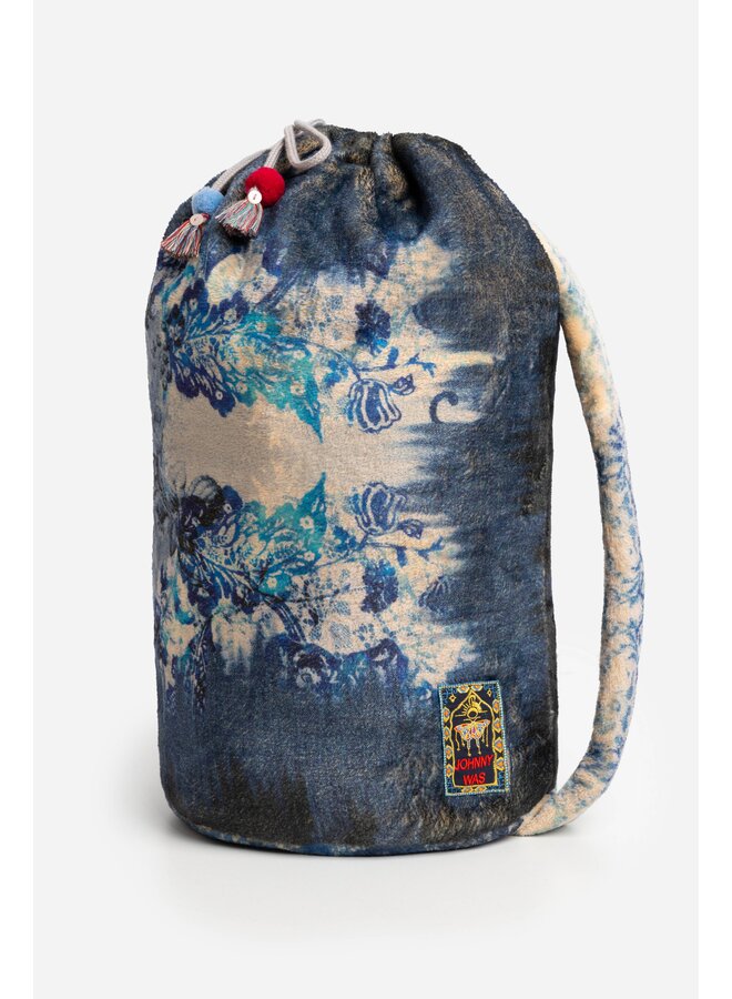 Laurel Canyon Cozy Blanket Denim Lace