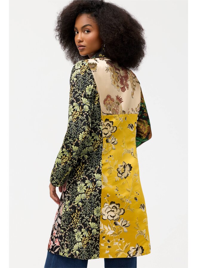 Limited Edition Jacquard Coat Black