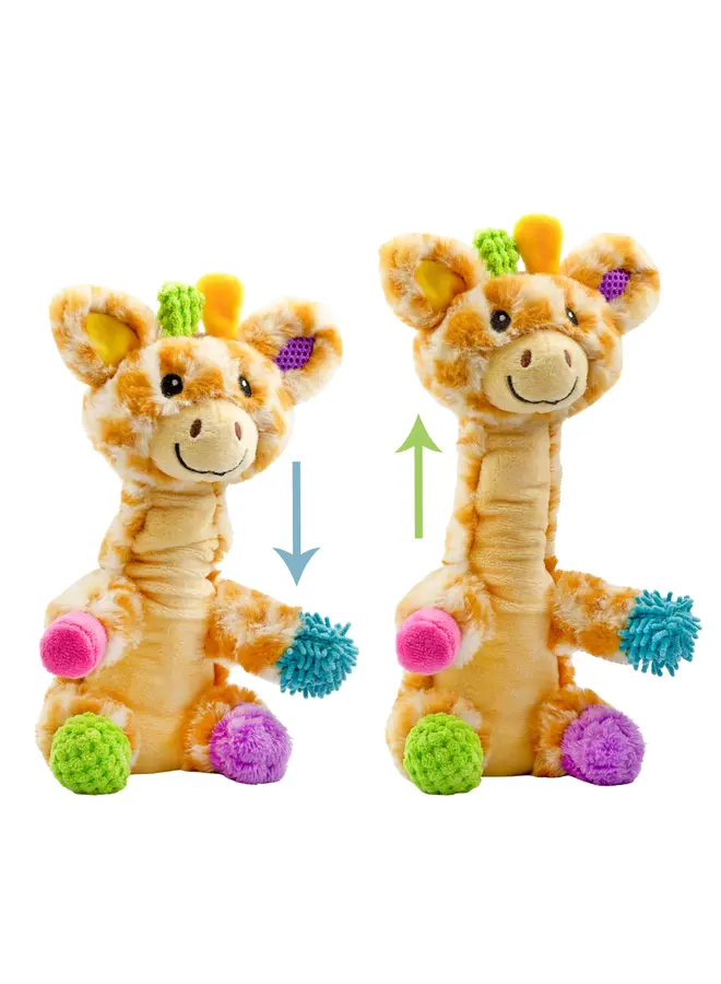 Patches The Mini Sensory Giraffe with Extendable Neck