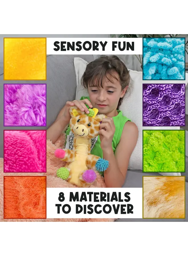 Patches The Mini Sensory Giraffe with Extendable Neck