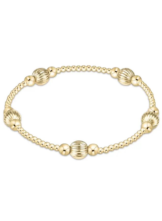 Purpose Dignity 6mm Bead Bracelet Gold