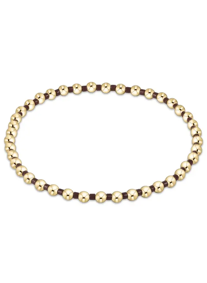 Hope Grateful Bracelet Chocolate