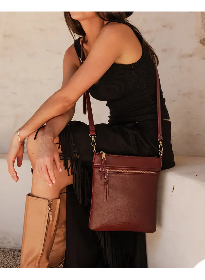 Cressida Crossbody Bag Burgundy