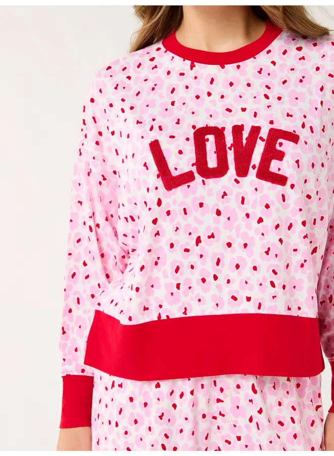 Floral Love Ultra Soft Jersey Knit PJ Set Multi