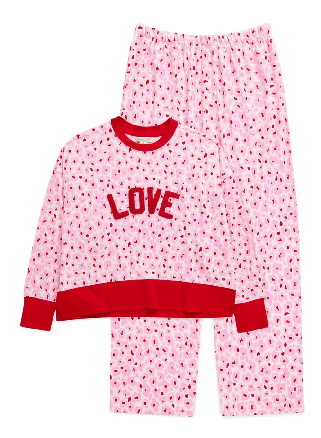 Floral Love Ultra Soft Jersey Knit PJ Set Multi
