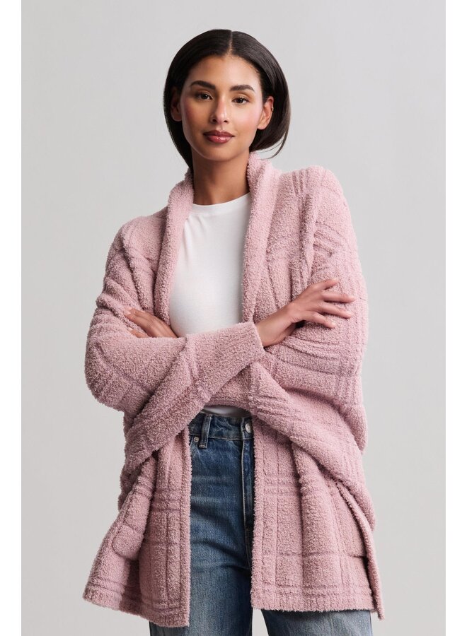 CozyChic Cotton Tonal Plaid Blanket Wrap Teaberry