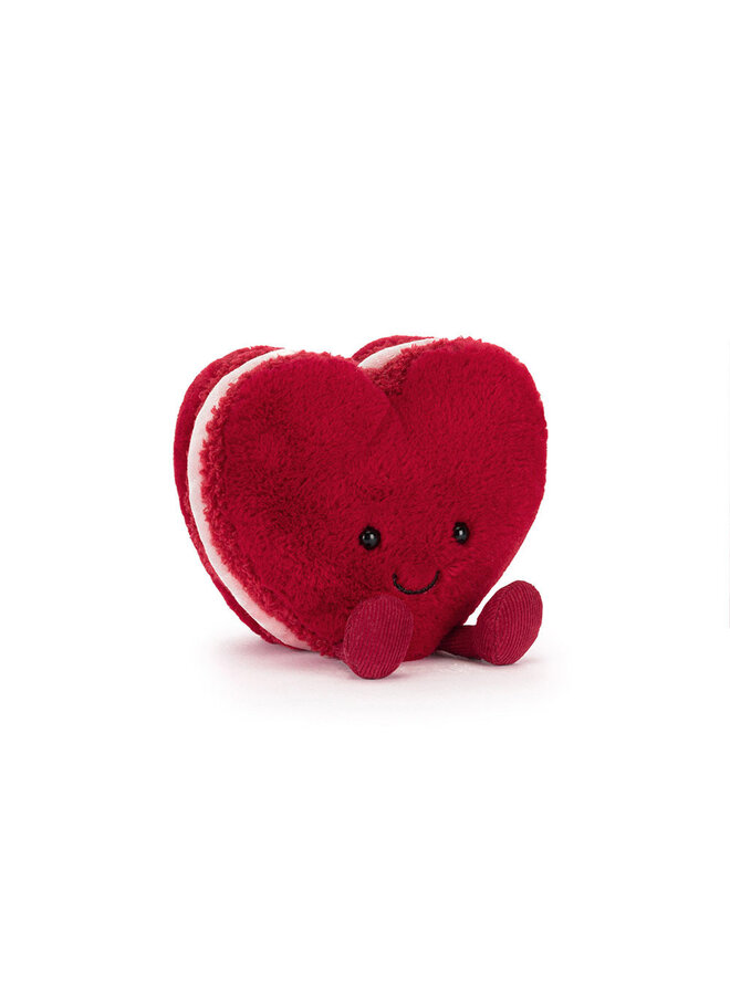Amuseables Arlette Heart Macaron (Red)