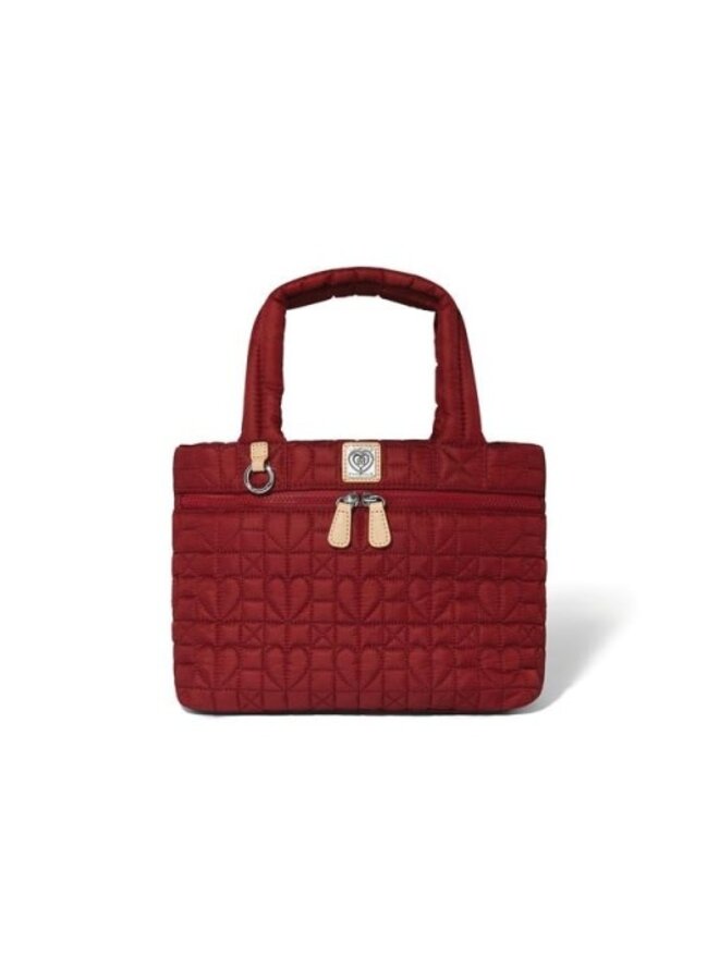 Adrienne Small Tote Garnet