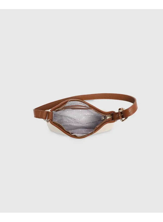 Amelia Shoulder Bag Canvas Tan