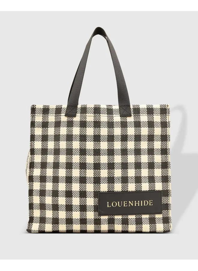 Baby Simpson Tote Bag Black Cream