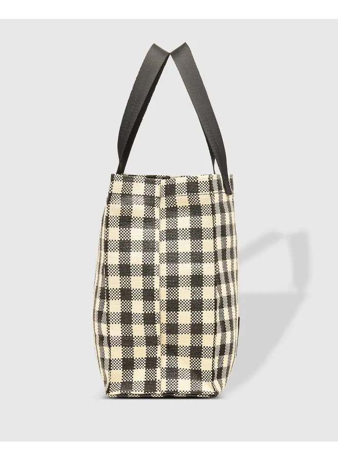 Baby Simpson Tote Bag Black Cream