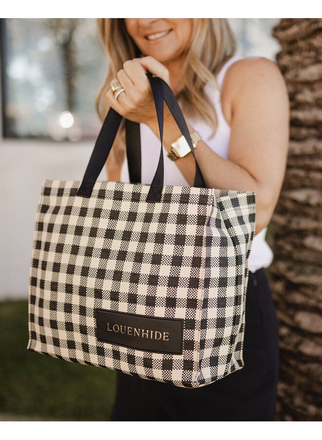 Baby Simpson Tote Bag Black Cream