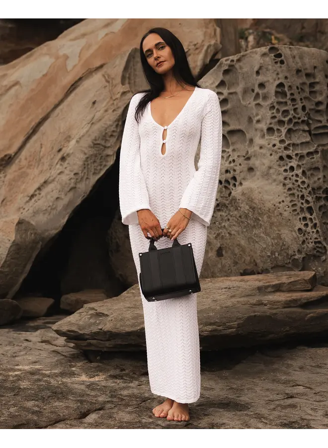 Mini Manhattan Tote Bag Black