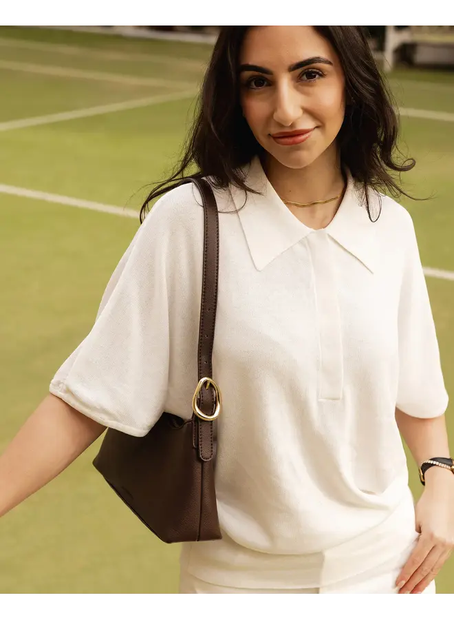 Amelia Shoulder Bag Chocolate