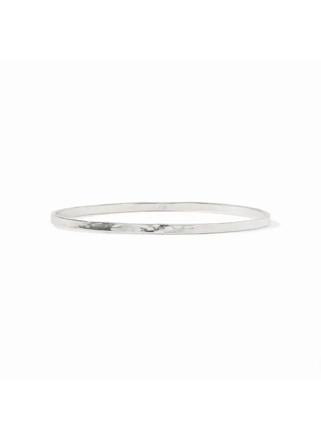 Crescent Bangle Silver