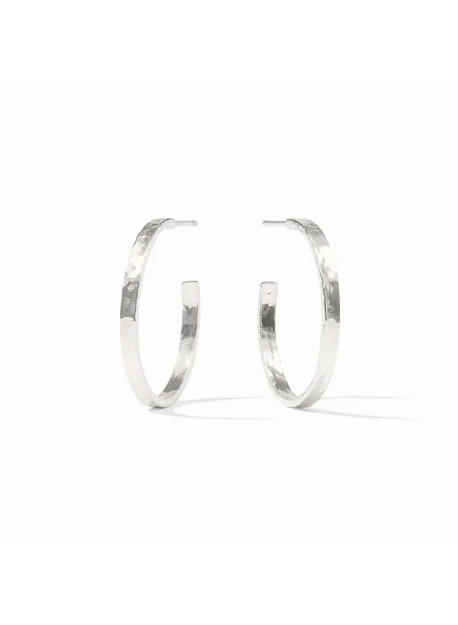 Crescent Hoop Silver