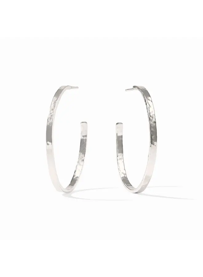 Crescent Hoop Silver