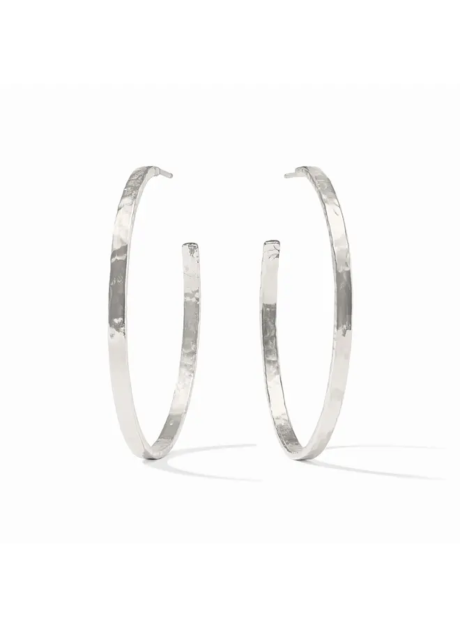 Crescent Hoop Silver