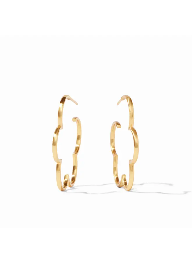 Gardenia Hoop Gold