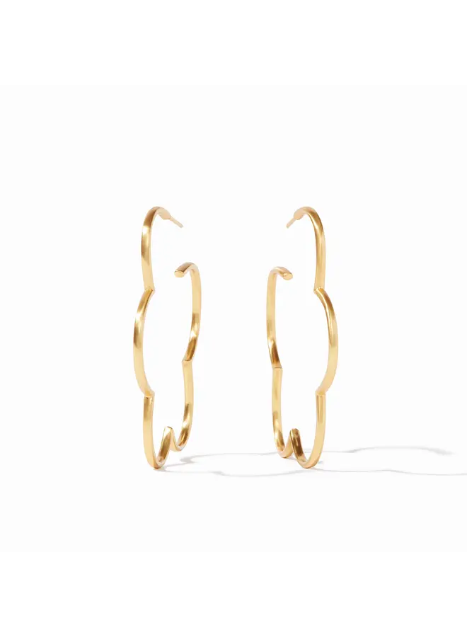 Gardenia Hoop Gold