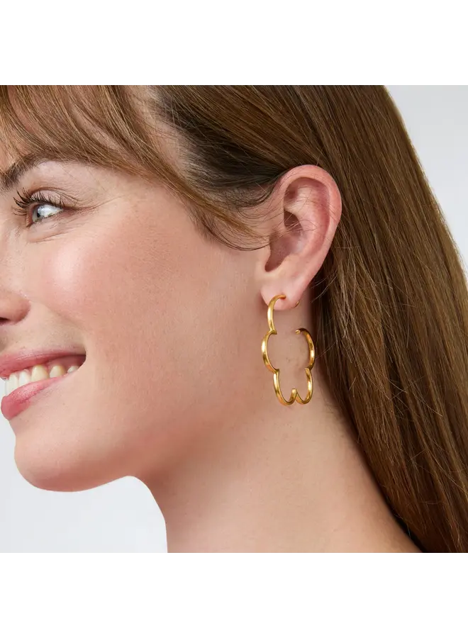 Gardenia Hoop Gold